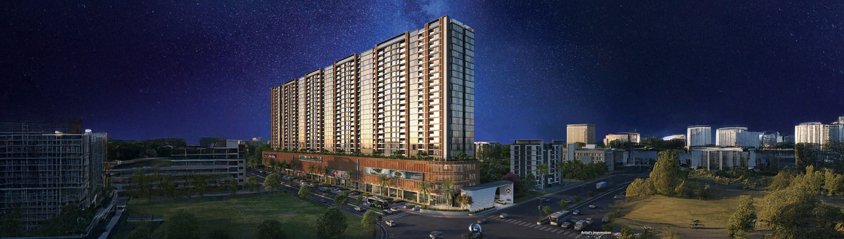 Image of Majestique Evolvus &mdash; photo gallery, images, brochure, amenities, cost sheet, price breakup, availability details, RERA number, RERA certificate, possession date, layout plan, logo, floor plan, master plan, and location map showcasing project highlights and features.